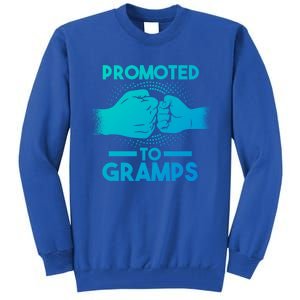 Promoted To Gramps Grandpa Cool Gift Tall Sweatshirt