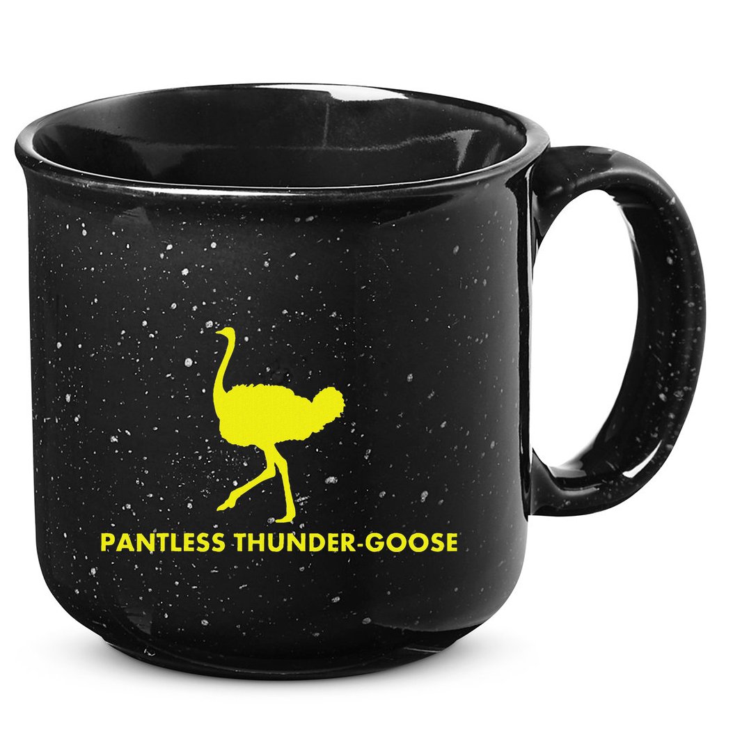Pantless Thunder Goose Popular Random 15oz Campfire Ceramic Mug