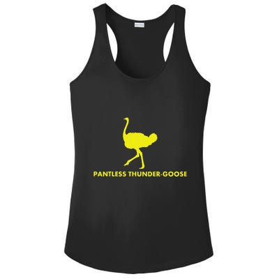 Pantless Thunder Goose Popular Random Ladies PosiCharge Competitor Racerback Tank