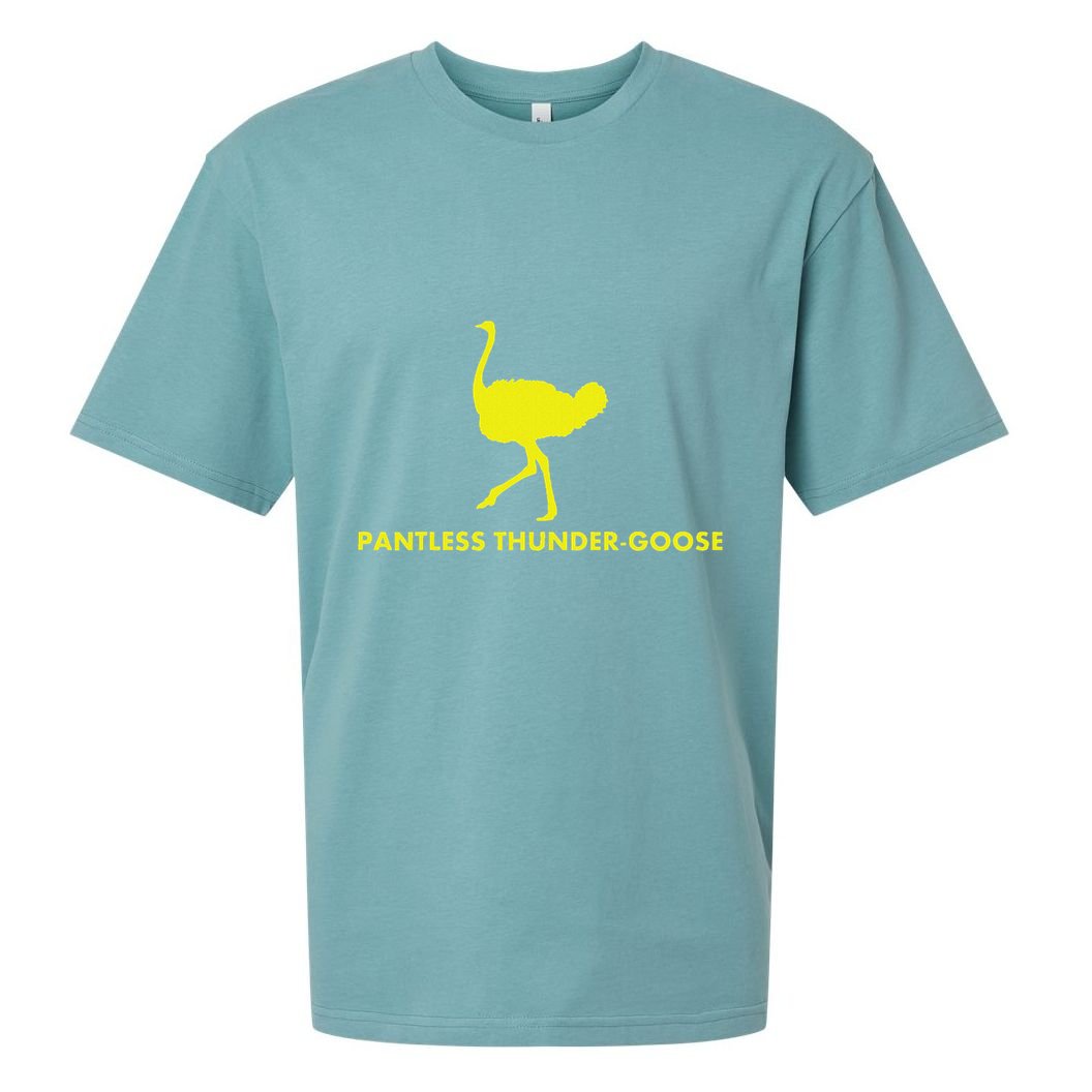 Pantless Thunder Goose Popular Random Sueded Cloud Jersey T-Shirt