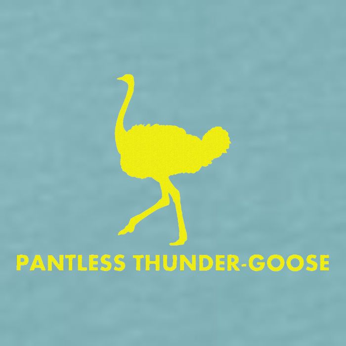Pantless Thunder Goose Popular Random Sueded Cloud Jersey T-Shirt
