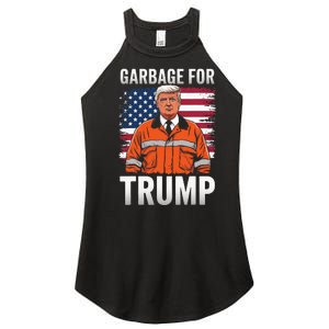 Proud Trump Garbage Supporter Garbage For Trump Garbage Women's Perfect Tri Rocker Tank