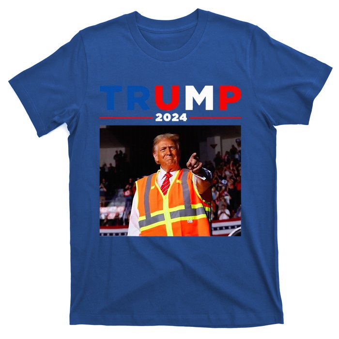 President Trump Garbage Truck Worker Vest Maga 2025 T-Shirt