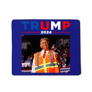 President Trump Garbage Truck Worker Vest Maga 2025 Mousepad