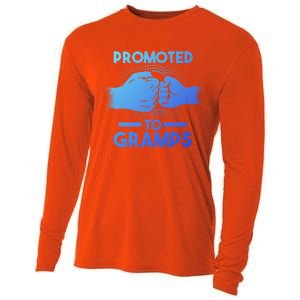 Promoted To Gramps Grandpa Cool Gift Cooling Performance Long Sleeve Crew