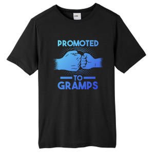 Promoted To Gramps Grandpa Cool Gift Tall Fusion ChromaSoft Performance T-Shirt