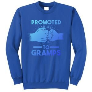 Promoted To Gramps Grandpa Cool Gift Sweatshirt