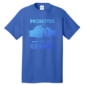 Promoted To Gramps Grandpa Cool Gift Tall T-Shirt