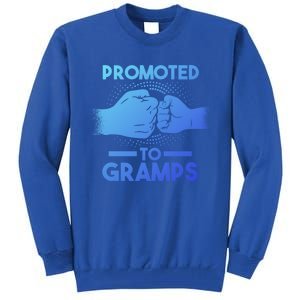 Promoted To Gramps Grandpa Cool Gift Tall Sweatshirt