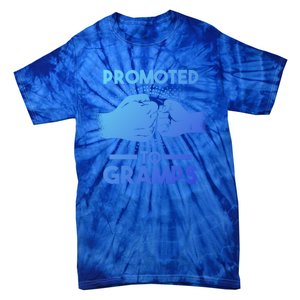 Promoted To Gramps Grandpa Cool Gift Tie-Dye T-Shirt