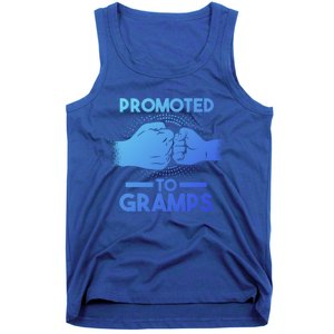 Promoted To Gramps Grandpa Cool Gift Tank Top