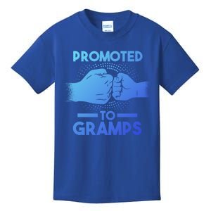 Promoted To Gramps Grandpa Cool Gift Kids T-Shirt