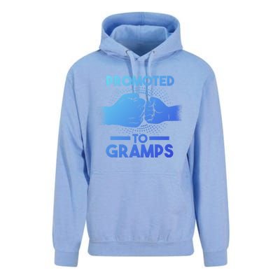 Promoted To Gramps Grandpa Cool Gift Unisex Surf Hoodie