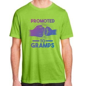 Promoted To Gramps Grandpa Cool Gift Adult ChromaSoft Performance T-Shirt