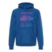 Promoted To Gramps Grandpa Cool Gift Premium Hoodie