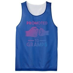 Promoted To Gramps Grandpa Cool Gift Mesh Reversible Basketball Jersey Tank