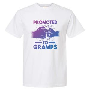 Promoted To Gramps Grandpa Cool Gift Garment-Dyed Heavyweight T-Shirt