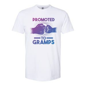 Promoted To Gramps Grandpa Cool Gift Softstyle CVC T-Shirt