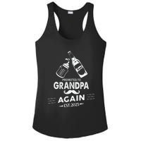 Promoted To Grandpa Again 2025 Pregnancy Announcement Ladies PosiCharge Competitor Racerback Tank