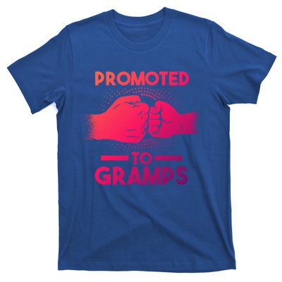 Promoted To Gramps Grandpa Cool Gift T-Shirt