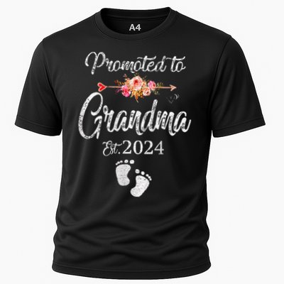 Promoted To Grandpa 24 Again For New Baby Grandfather Performance Shirt