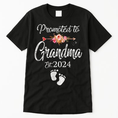Promoted To Grandpa 24 Again For New Baby Grandfather Tall T-Shirt