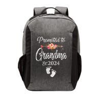 Promoted To Grandpa 24 Again For New Baby Grandfather Vector Backpack