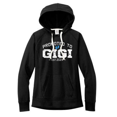 Promoted To Gigi Est 2024 Mothers Day First Time Mom Women's Fleece Hoodie