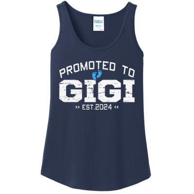 Promoted To Gigi Est 2024 Mothers Day First Time Mom Ladies Essential Tank