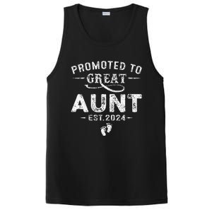 Promoted To Great Aunt 2024 Mothers Day First Time Mom PosiCharge Competitor Tank