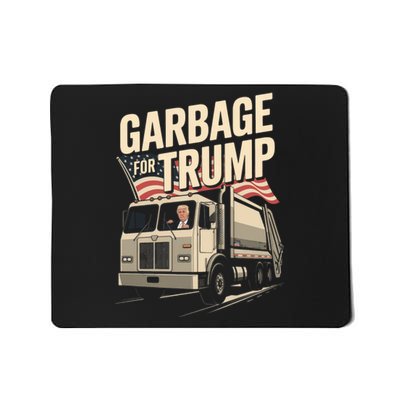 Proud Trump Garbage Supporter Garbage For Trump Garbage Mousepad