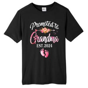 Promoted To Grandma 2024 First Time New Grandma Pregnancy Tall Fusion ChromaSoft Performance T-Shirt