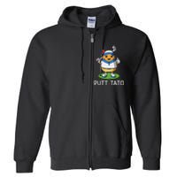 Putt Tato Golfing Potatoes Potato Funny Golf Player Pun Full Zip Hoodie