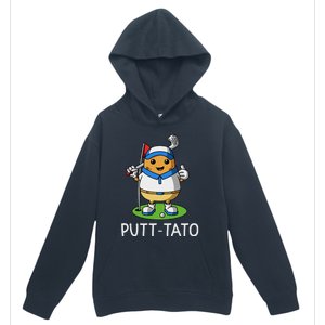 Putt Tato Golfing Potatoes Potato Funny Golf Player Pun Urban Pullover Hoodie