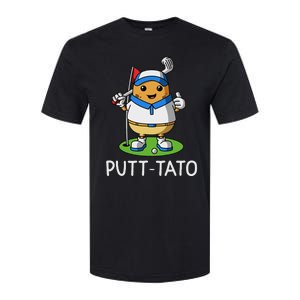 Putt Tato Golfing Potatoes Potato Funny Golf Player Pun Softstyle CVC T-Shirt