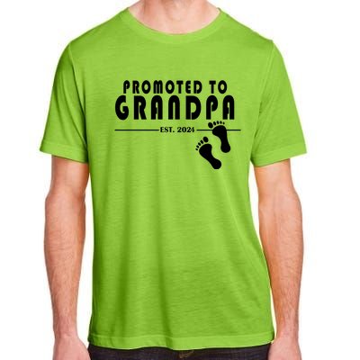 Promoted To Grandpa Established 2024 Adult ChromaSoft Performance T-Shirt