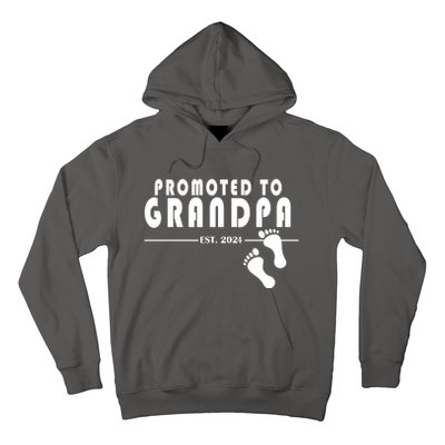 Promoted To Grandpa Established 2024 Hoodie