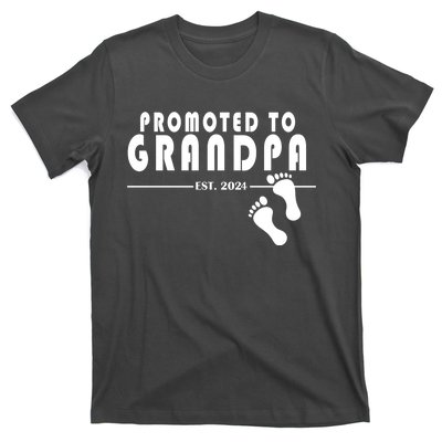 Promoted To Grandpa Established 2024 T-Shirt