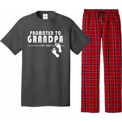 Promoted To Grandpa Established 2024 Pajama Set