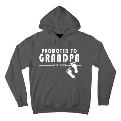 Promoted To Grandpa Established 2024 Tall Hoodie