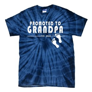 Promoted To Grandpa Established 2024 Tie-Dye T-Shirt