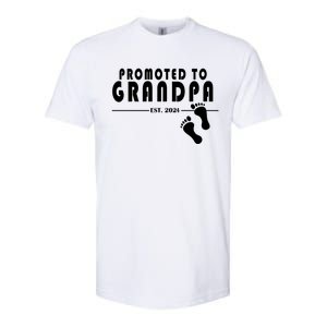 Promoted To Grandpa Established 2024 Softstyle CVC T-Shirt