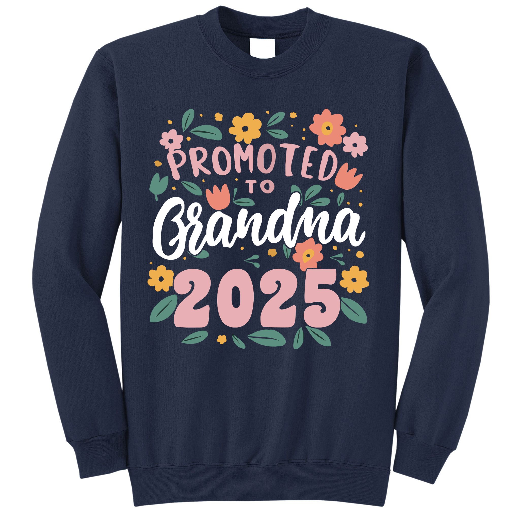 Promoted To Grandma 2025 First Time New Grandma Pregnancy Sweatshirt