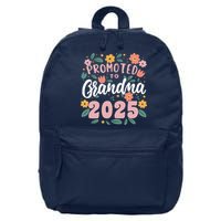 Promoted To Grandma 2025 First Time New Grandma Pregnancy 16 in Basic Backpack