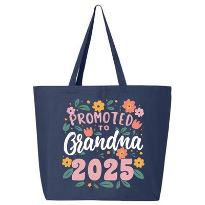 Promoted To Grandma 2025 First Time New Grandma Pregnancy 25L Jumbo Tote