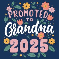 Promoted To Grandma 2025 First Time New Grandma Pregnancy 25L Jumbo Tote