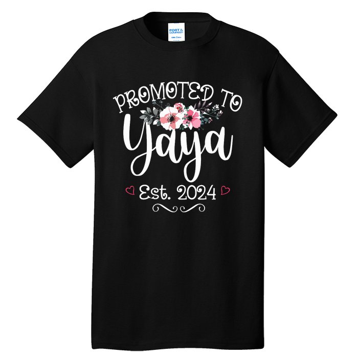 Promoted To Gg Est 2024 Mothers Day Soon To Be Grandma 2024 Tall T-Shirt