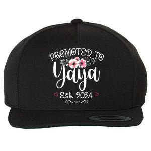 Promoted To Gg Est 2024 Mothers Day Soon To Be Grandma 2024 Wool Snapback Cap