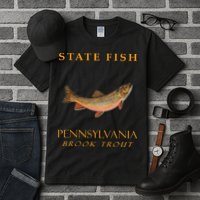 Pennsylvania Territory Game Fish The Brook Trout Tall T-Shirt