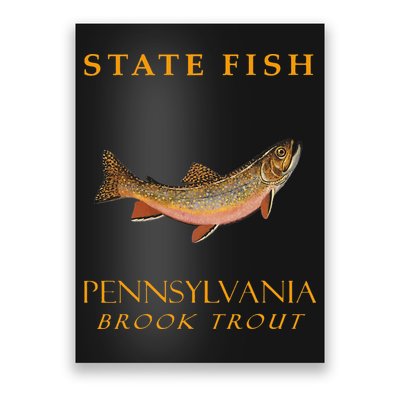 Pennsylvania Territory Game Fish The Brook Trout Poster